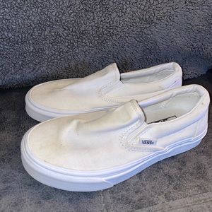 Vans Classic Women’s White Slip-on Sneakers